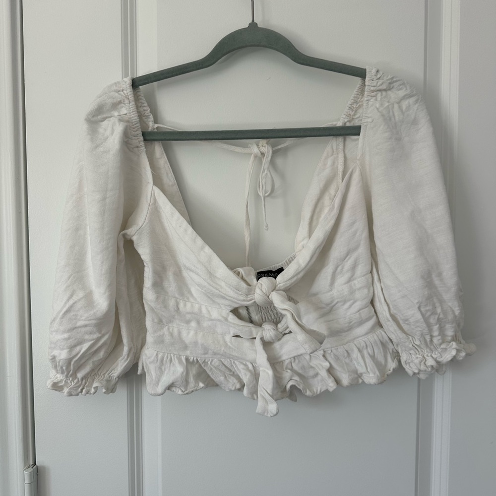 Your & Mine Cropped Blouse